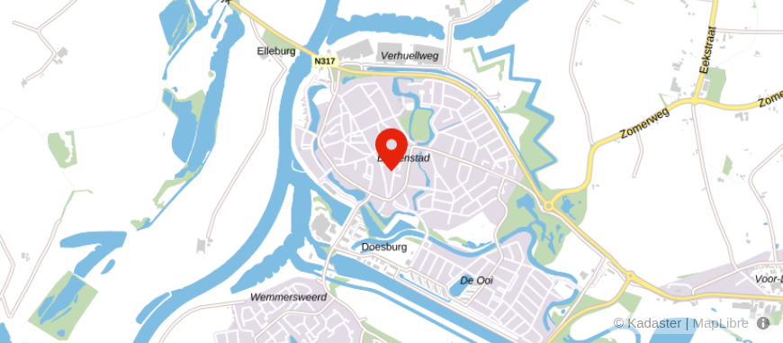 Locatie van Gielink Advieskantoor