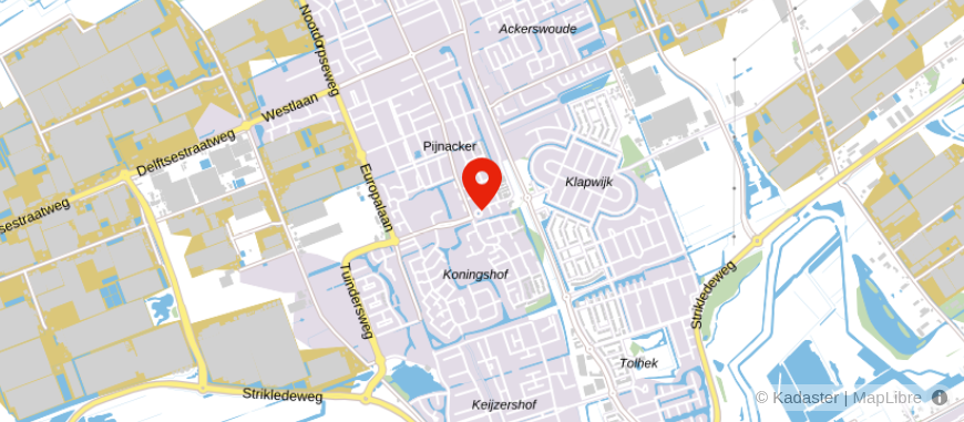Locatie van Bloemendaal - Ruigrok