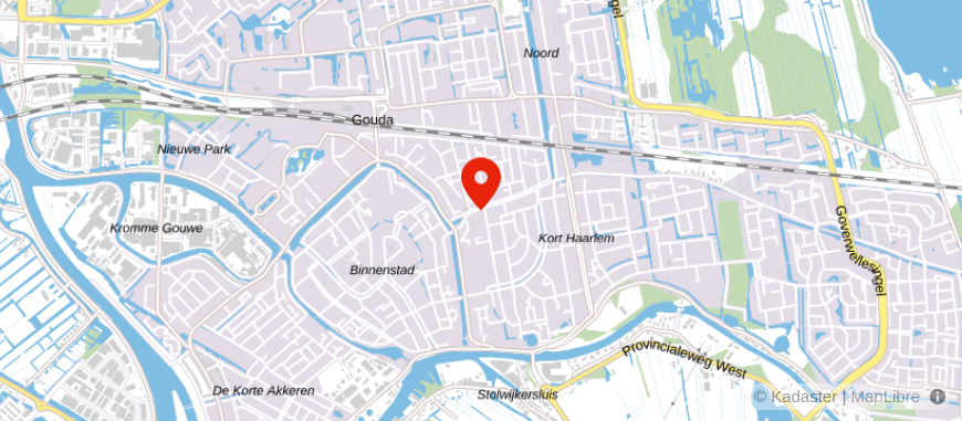 Locatie van De Hypotheekshop Gouda