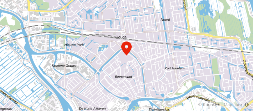 Locatie van De Hypotheker Gouda