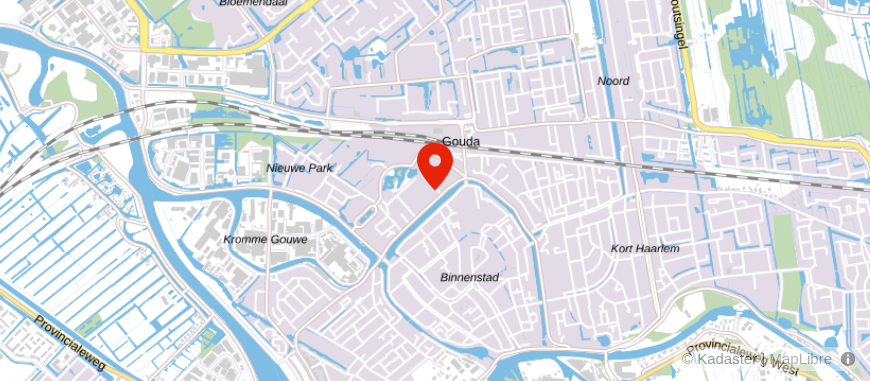 Locatie van De Groene Hypotheekadviseurs Gouda