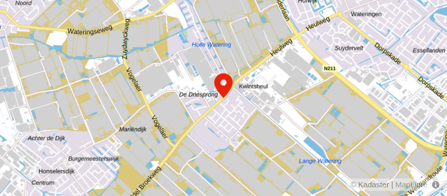 Locatie van MRVO Accountants en Belastingadviseurs B.V.