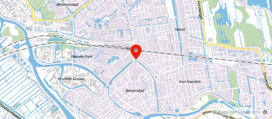 Locatie van Q Makelaars Gouda