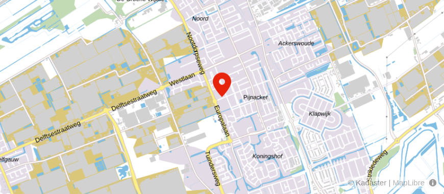 Locatie van Van der Stoep Assurantiën