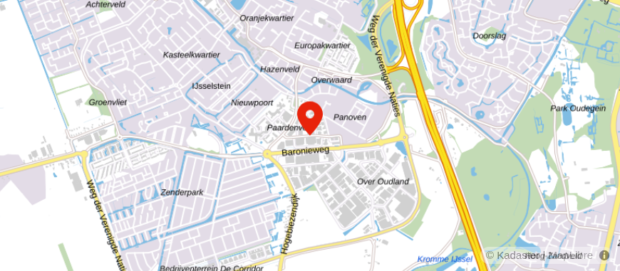 Locatie van aaff IJsselstein