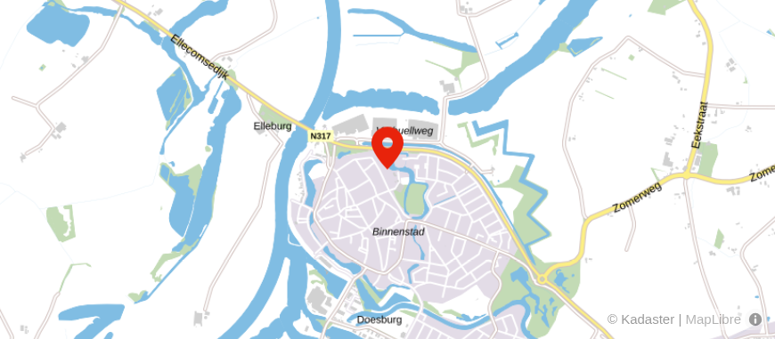 Locatie van Hermans Fiscaal Advies