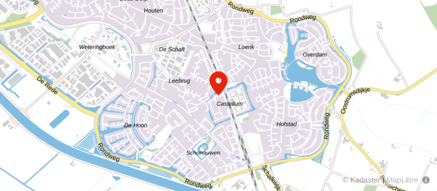 Locatie van ASN Bank Houten