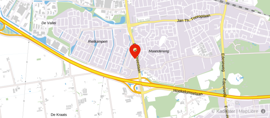 Locatie van SAA Verzekeringen Midden-Nederland