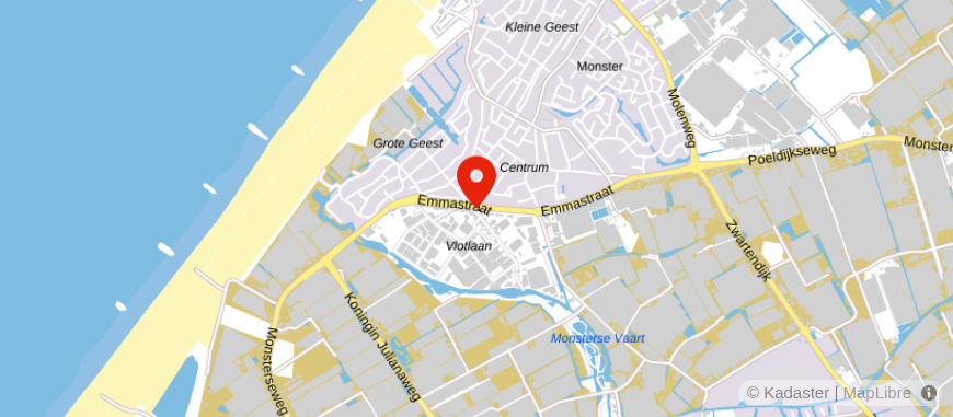 Locatie van Raasveld Bennis Financieel Planners