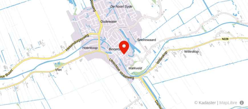 Locatie van Groene Hart Huizen
