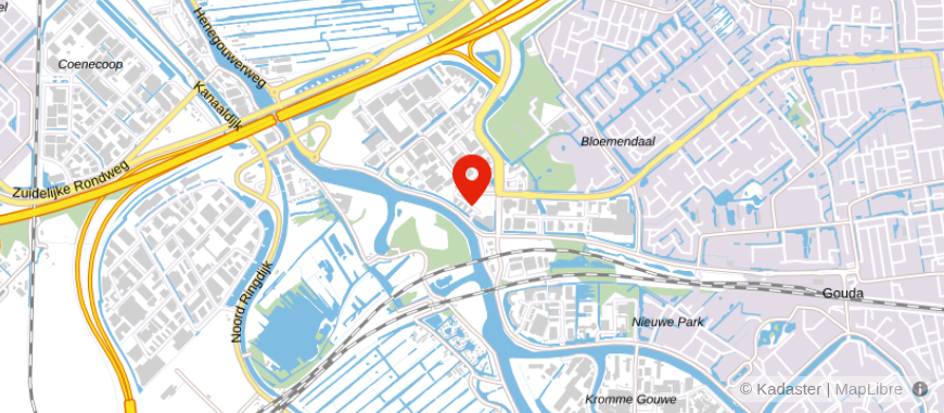 Locatie van Van Lanschot Gouda