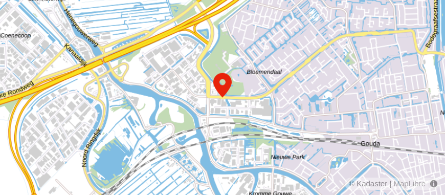 Locatie van Visser & Visser Gouda
