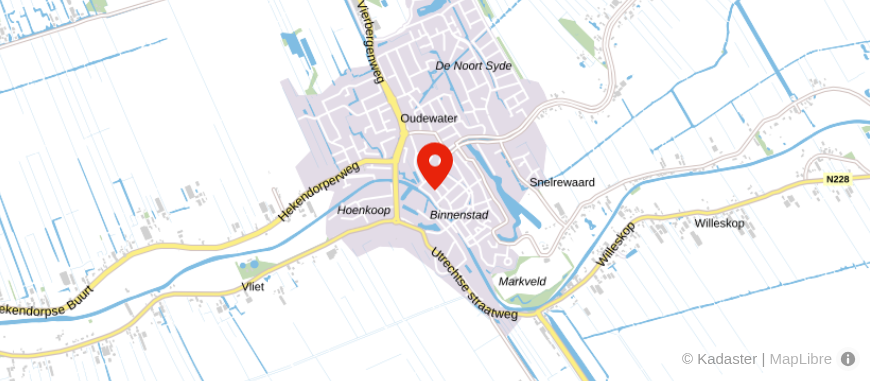 Locatie van Notariskantoor Oudewater
