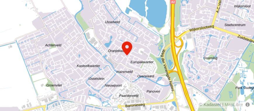 Locatie van Dukatenburg Pensioenadviseurs BV