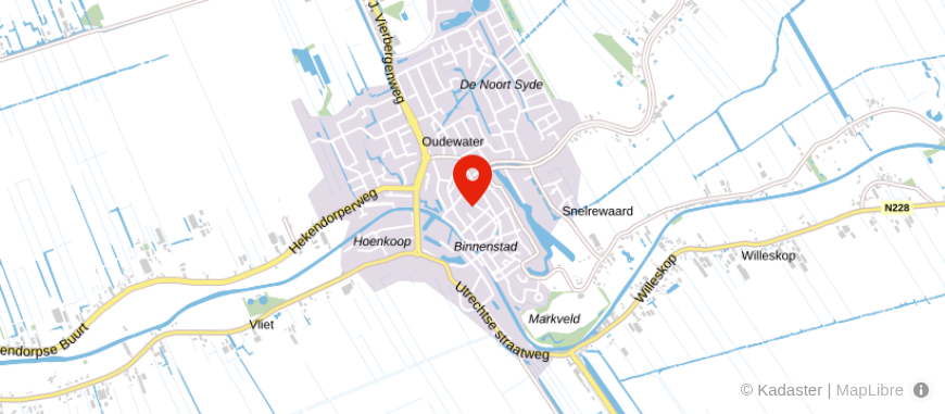 Locatie van Meesters Makelaardij