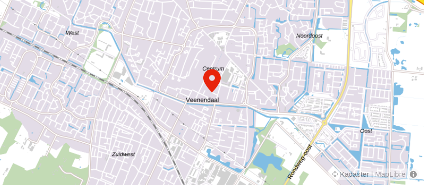 Locatie van DBA advies Veenendaal