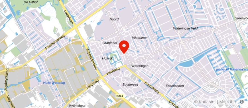Locatie van Van der Schoor & Partners