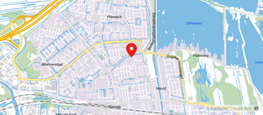 Locatie van Hogebrug Accountants