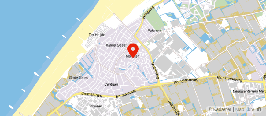 Locatie van Van Vugt Fiscale & Adm. Dienstverlening