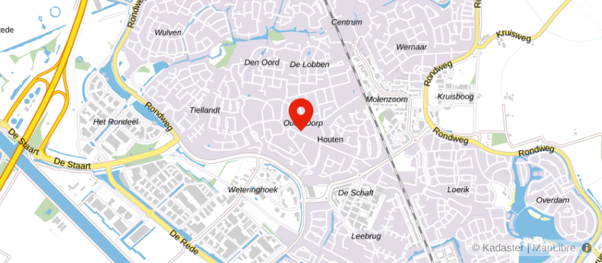 Locatie van Gevaert Houten