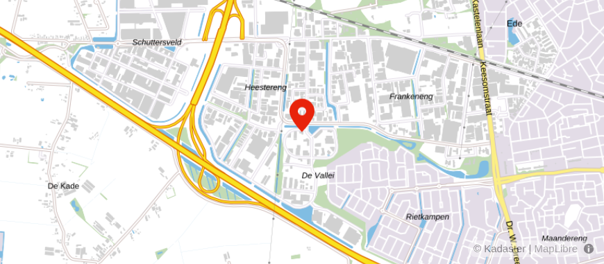 Locatie van Administratiekantoor Ede