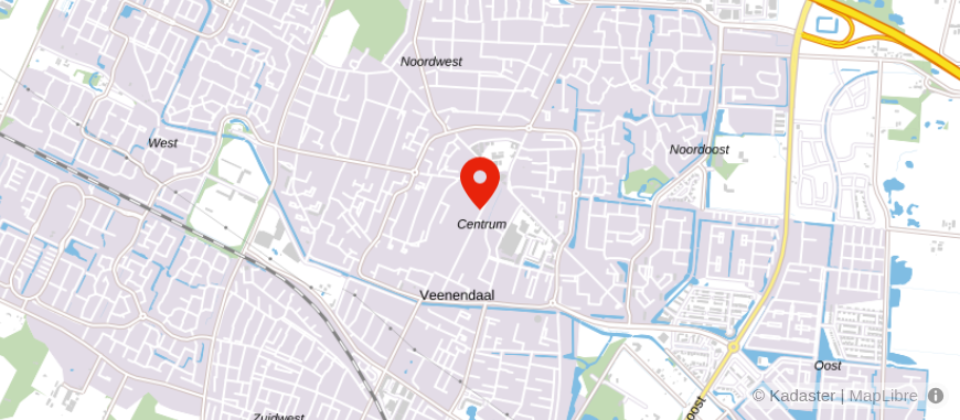 Locatie van Van Bruggen Veenendaal