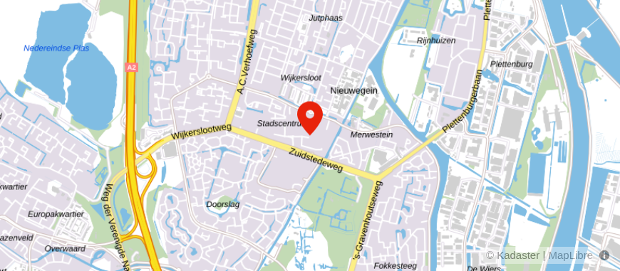 Locatie van De Hypotheker Nieuwegein