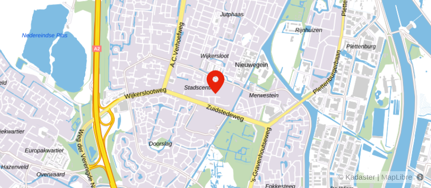 Locatie van Rabobank Nieuwegein