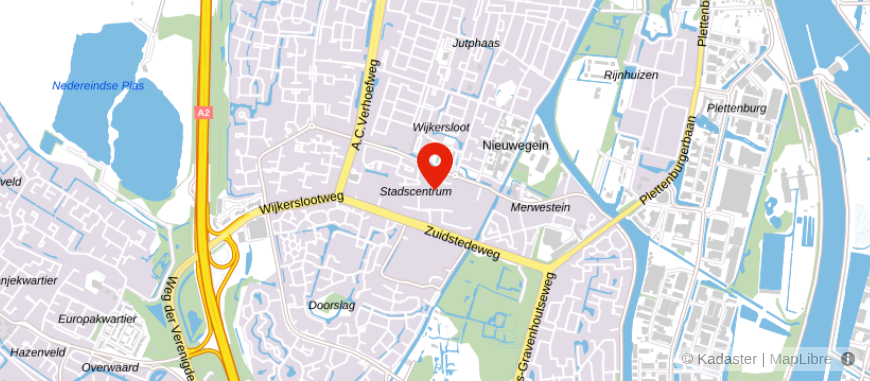 Locatie van Moen Garantiemakelaars