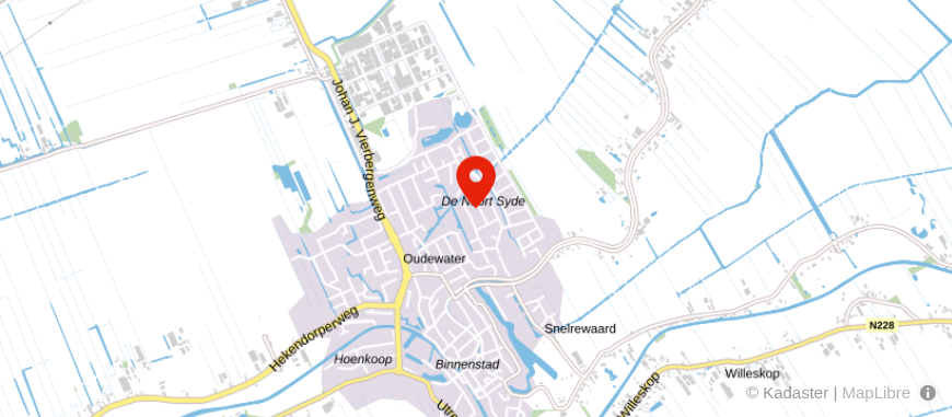 Locatie van Finovion Oudewater