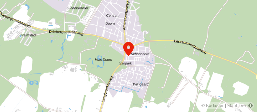 Locatie van Van Ree Accountants