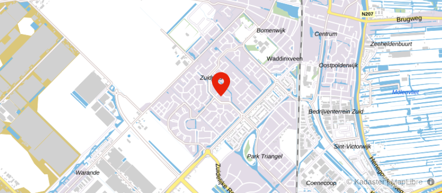 Locatie van Van 't Hof Hypotheken
