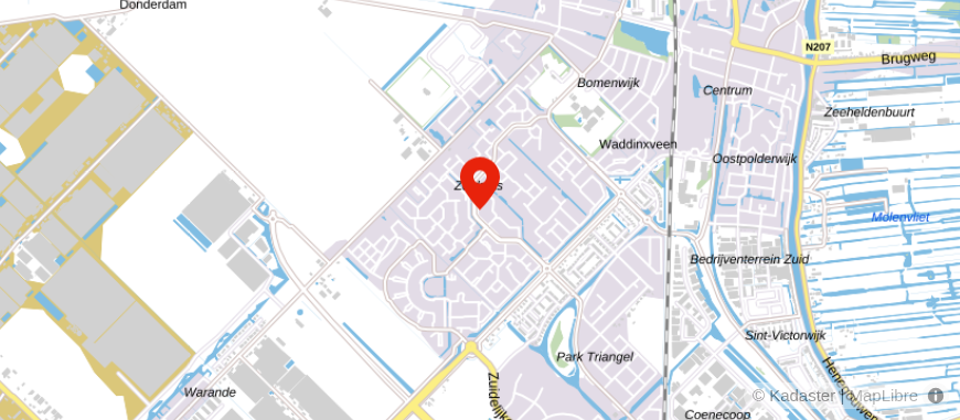 Locatie van Gouwestad Makelaardij