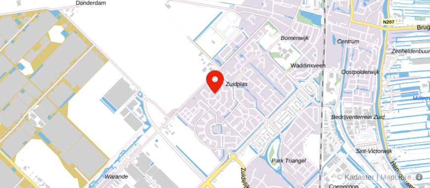 Locatie van Dröge & Transparant B.V.