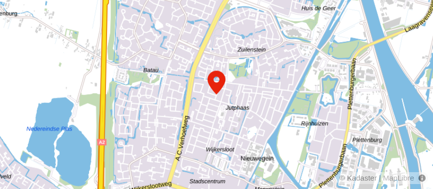 Locatie van IBBEL Administraties