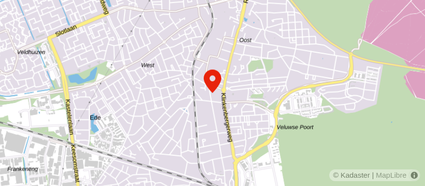 Locatie van Bakker & Jansen Financieel Adviesbureau