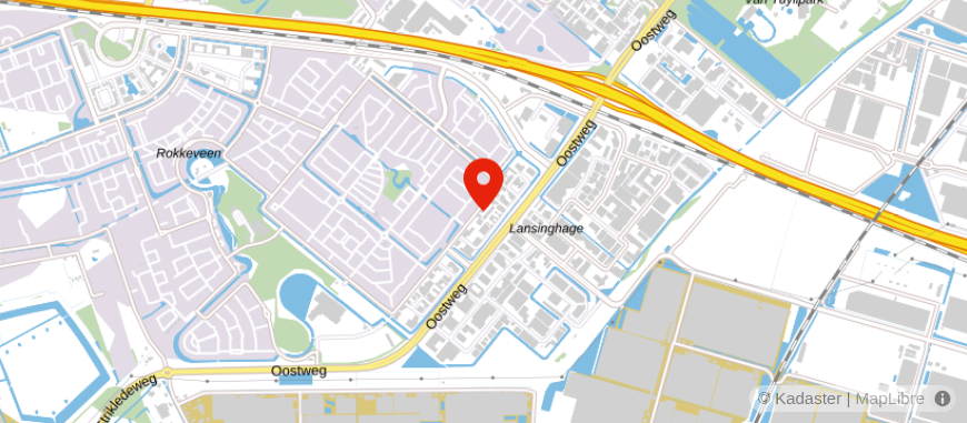Locatie van Van Bruggen Zoetermeer
