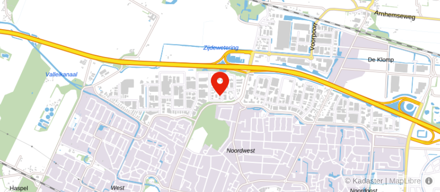 Locatie van Verzekeringsadviesbureau Van Egdom BV