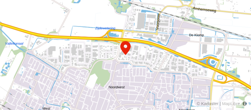 Locatie van EBB Groep
