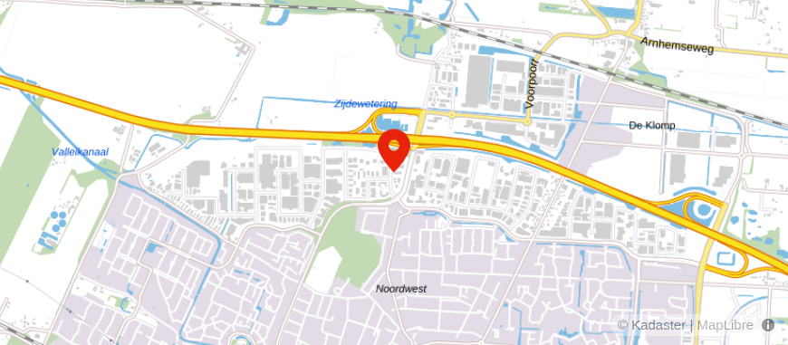 Locatie van Olenz Notarissen