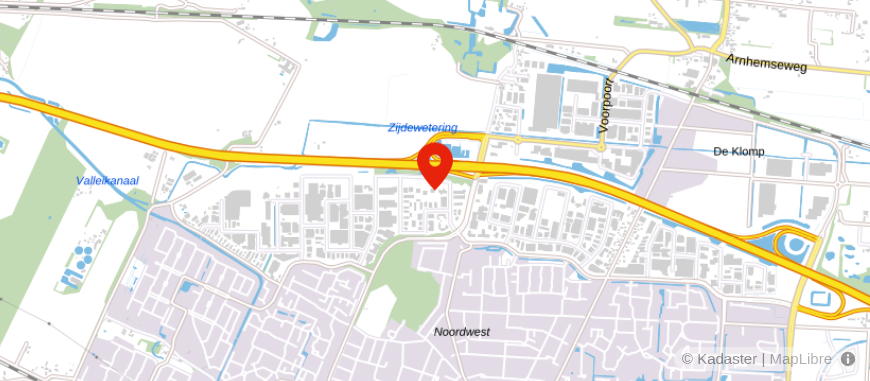 Locatie van Van Braak Accountants Veenendaal