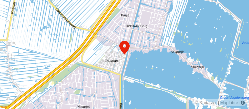 Locatie van Dupree Makelaars Reeuwijk