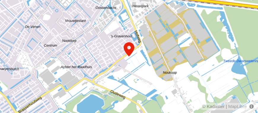 Locatie van Hoeksma Advies & Financiele Diensten