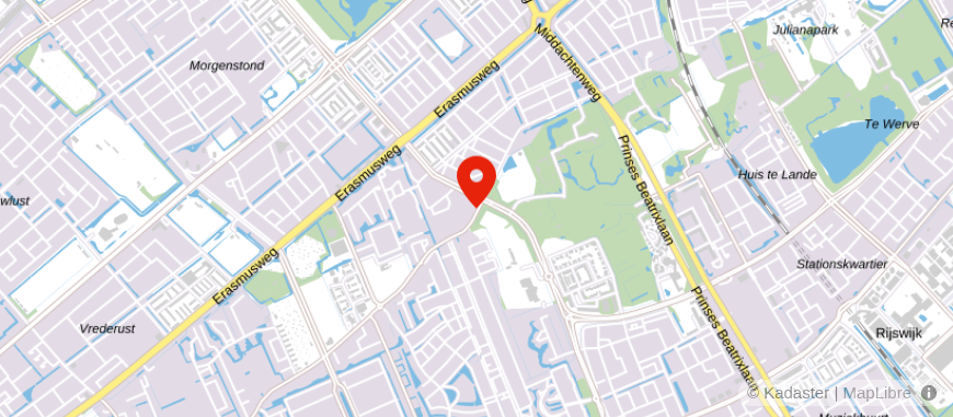 Locatie van RGU DELA uitvaartcentrum in Rijswijk