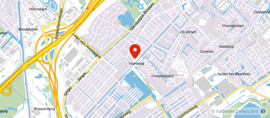 Locatie van De Hypotheekshop Den Haag Oost