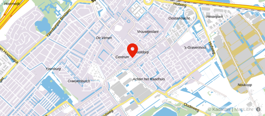 Locatie van AV Makelaars