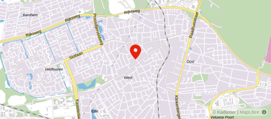 Locatie van Van de Weerd Uitvaartzorg