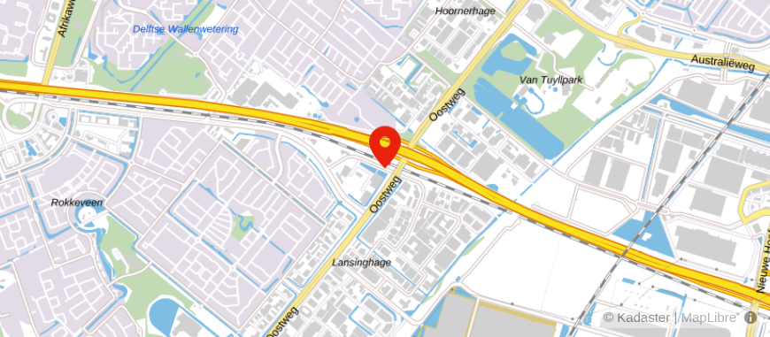 Locatie van Univé Het Groene Hart Zoetermeer