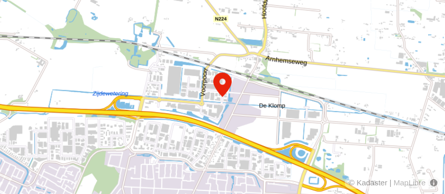 Locatie van de financiële balie