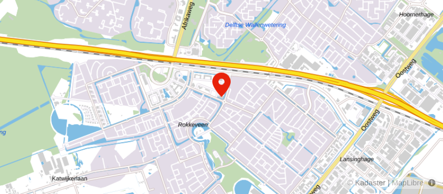 Locatie van Administratie en Advies Zoetermeer
